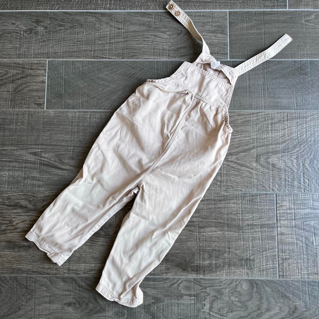 Leuke oud roze tuinbroek maat 92, Kinderen en Baby's, Kinderkleding | Maat 92, Ophalen of Verzenden, Zo goed als nieuw, Meisje