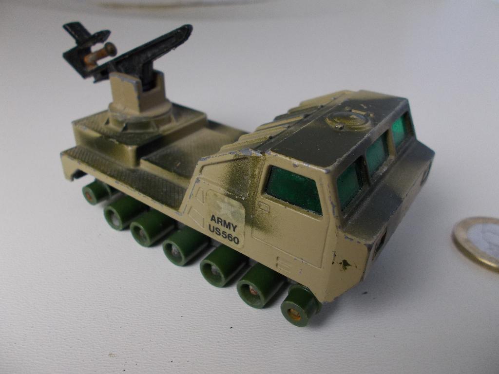 Jaren 70 Partij Matchbox MILITAIR (10 x in 1 koop!), Ophalen of Verzenden, Gebruikt, Bus of Vrachtwagen, Matchbox