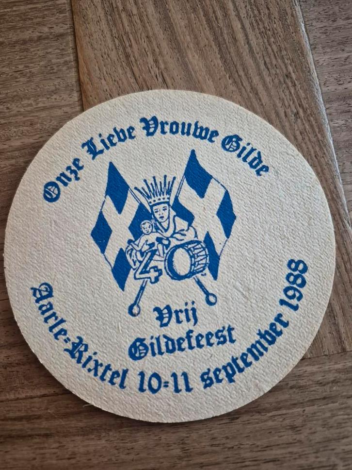 Bavaria bierviltje Aarle-Rixtel Gildefeest 1988, Verzamelen, Biermerken, Ophalen of Verzenden