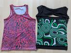 2 Leuke topjes. Maat S. IZGS, Ophalen of Verzenden, Zo goed als nieuw, Groen, Zonder mouw