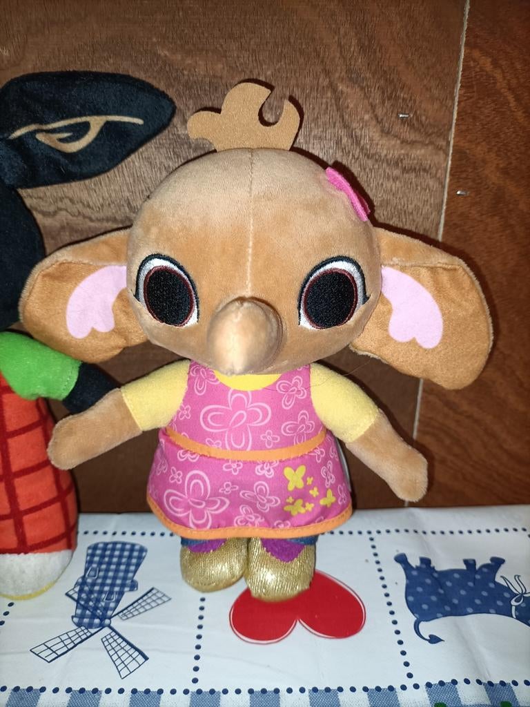 Bing knuffel 25 cm + Sully knuffel 20 cm groot, Ophalen of Verzenden, Zo goed als nieuw, Overige typen