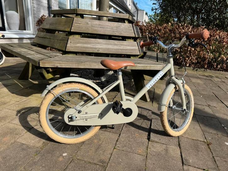 Veloretti Maxi Pebl Grey kinderfiets, Fietsen en Brommers, Fietsen | Kinderfietsjes, Zo goed als nieuw, 16 tot 20 inch, Ophalen