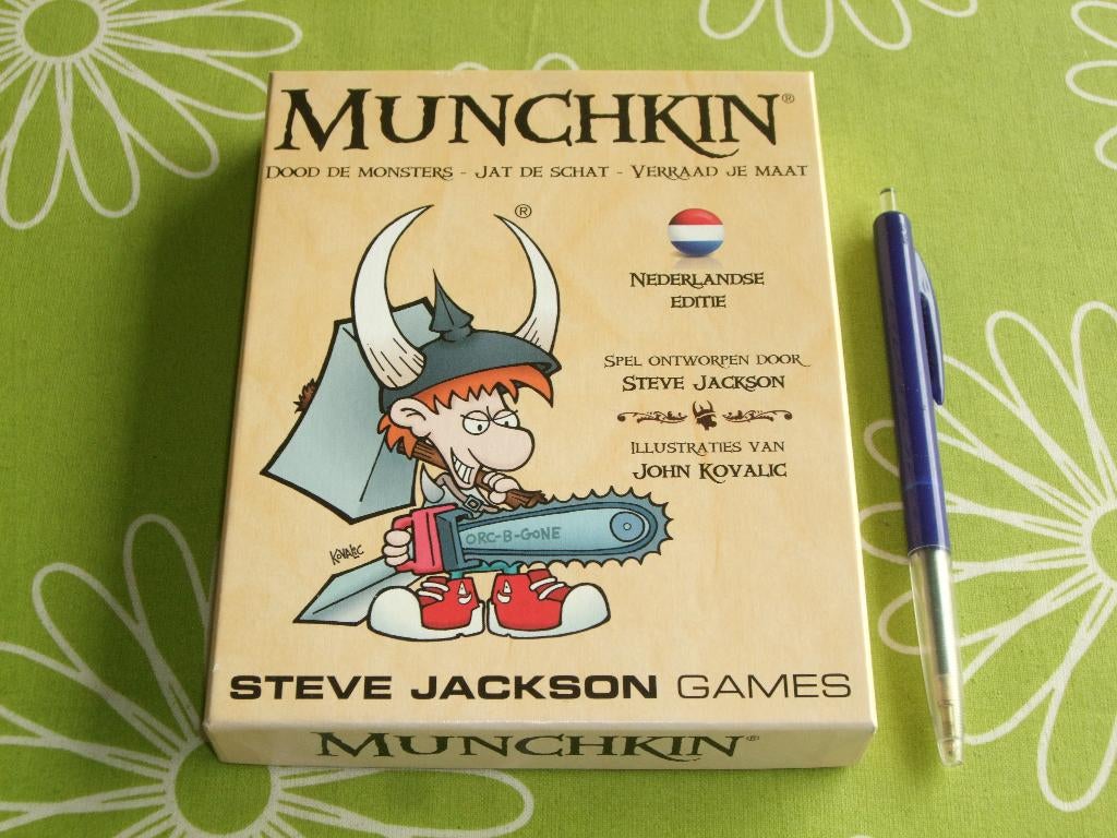 Munchkin - Dood de monsters - Jat de schat- Verraad je maat, Vijf spelers of meer, Ophalen of Verzenden, Zo goed als nieuw
