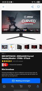 MSI Optix G27CQ4 E2, MSI, IPS, Hoofdtelefoonaansluiting, Minder dan 1 ms
