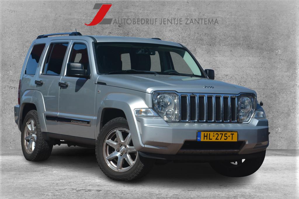 Jeep Cherokee 2.8 CRD Limited Nette auto leren bekleding tre, Auto's, Jeep, Automaat, Gebruikt, 4 cilinders, 241 €/maand