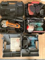 Worx Slijptol, Parkside schuur en Bosch accuboormachine, Ophalen, Zo goed als nieuw