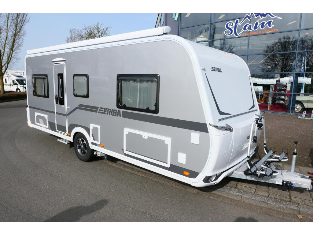 Eriba Nova 530 enk. bed zeer luxe, Caravans en Kamperen, Rondzit, Schokbreker, 5 tot 6 meter, Eriba