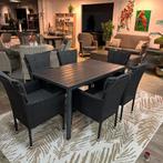 Tuinset – 140x80 cm – 6 wicker stoelen – Prima staat, Tuin en Terras, Verzenden, ., Wicker, Tuinset