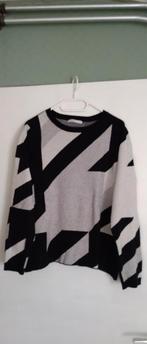 Heerlijke Cecil trui - zwart/wit patroon, Kleding | Dames, Zwart, Maat 42/44 (L), Ophalen of Verzenden, Gedragen