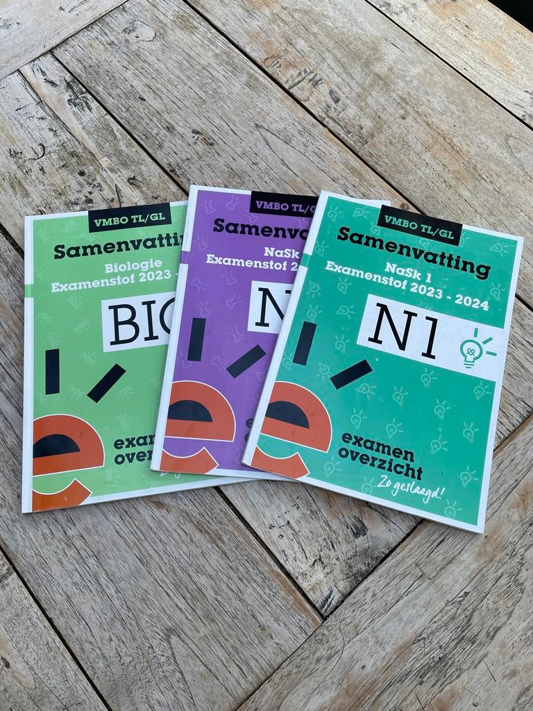 Samenvatting VMBO TL/GL NaSk 1 NaSk 2, Ophalen of Verzenden, Zo goed als nieuw, VMBO, Biologie