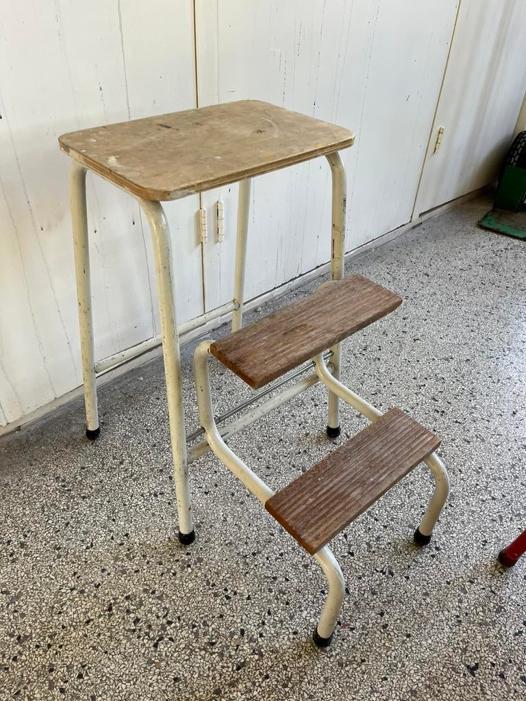 Brabantia retro keukentrapjes, Ophalen, Zo goed als nieuw, Hout