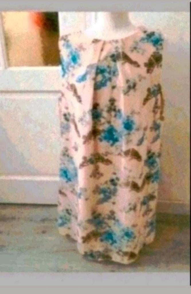 Mooi zomer jurk maat 46, Kleding | Dames, Jurken, Blauw, Maat 46/48 (XL) of groter, Ophalen of Verzenden, Zo goed als nieuw