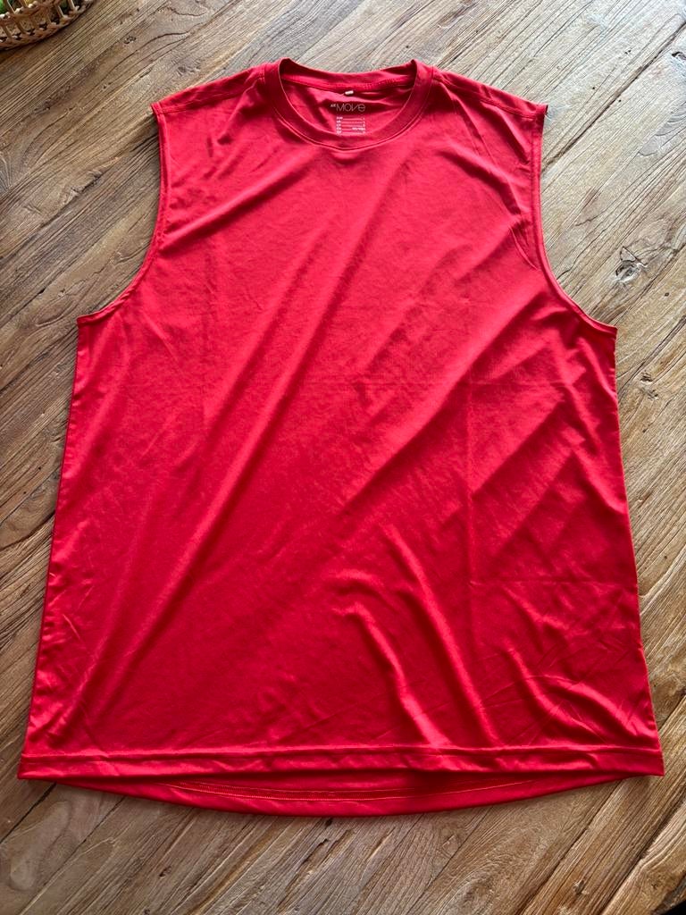 Sport hemd rood heren H&M maat L, Kleding | Heren, Sportkleding, Maat 52/54 (L), Nieuw, Ophalen of Verzenden, Rood