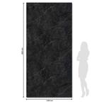 Wandpaneel badkamer Bergamo antraciet glanzend, Ophalen, Nieuw, Overige materialen, Minder dan 20 mm