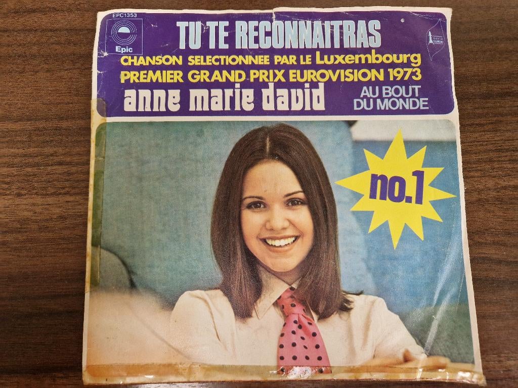Anne Marie David – Tu Te Reconnaitras / Au Bout Du Monde, 7 inch, Single, Ophalen of Verzenden, Zo goed als nieuw