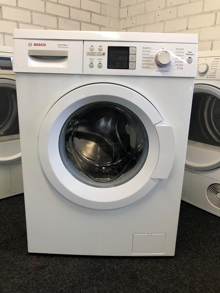 €209 A+++ 7kg Wasmachine Bosch Avantix7 MET GARANTIE OPHALEN, Ophalen, 6 tot 8 kg, Minder dan 85 cm, Kort programma