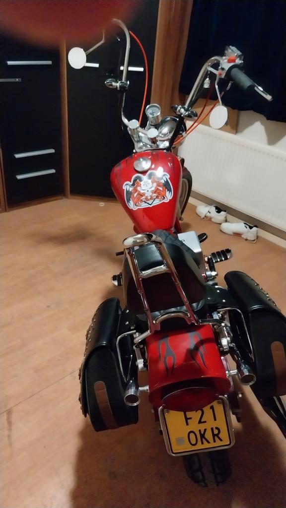 Unieke chopper, Fietsen en Brommers, Brommers | Schadebrommers, Overige merken, Ophalen