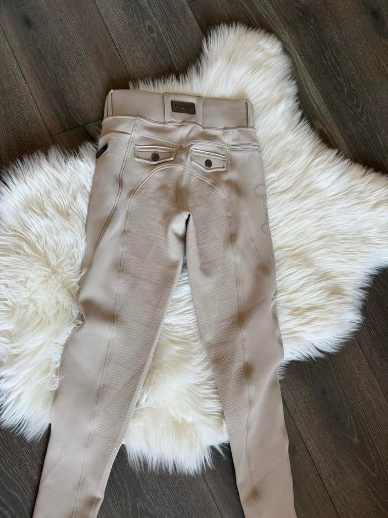 HorseGloss rijbroek creme nieuw (anky pikeur maya delorez), Dieren en Toebehoren, Paardrijkleding, Ophalen of Verzenden, Zo goed als nieuw