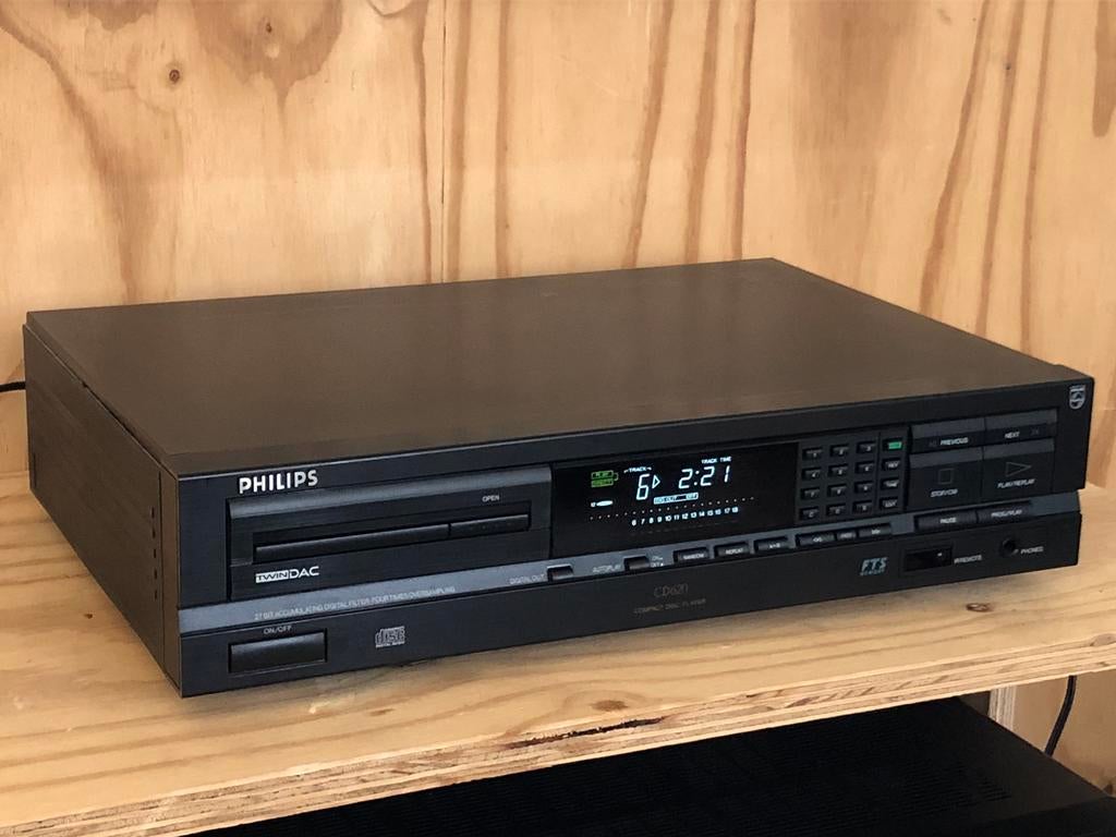 Philips CD620 - CD speler - TDA1541A - 1990, Audio, Tv en Foto, Cd-spelers, Ophalen of Verzenden, Zo goed als nieuw, Philips