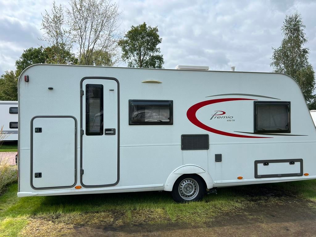 Bürstner Premio 495TK uit 2013, Particulier, Treinzit, Luifel