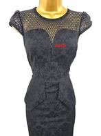 jurk Karen Millen maat 16/44 oksel tot oksel 48 rek 50 cm, Karen Millen, Zwart, Maat 42/44 (L), Ophalen of Verzenden