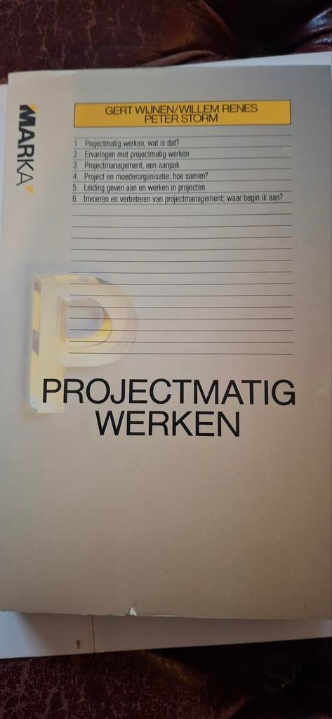 Projectmatig Werken - Gert Wijnen/Willem Renes/Peter Storm, Boeken, Zo goed als nieuw, Gamma, Gert Wijnen, Willem Renes, Peter Storm