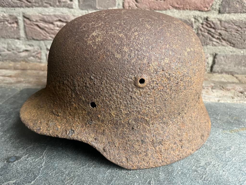 Duitse M40 helm, Ophalen of Verzenden, Duitsland, Helm of Baret