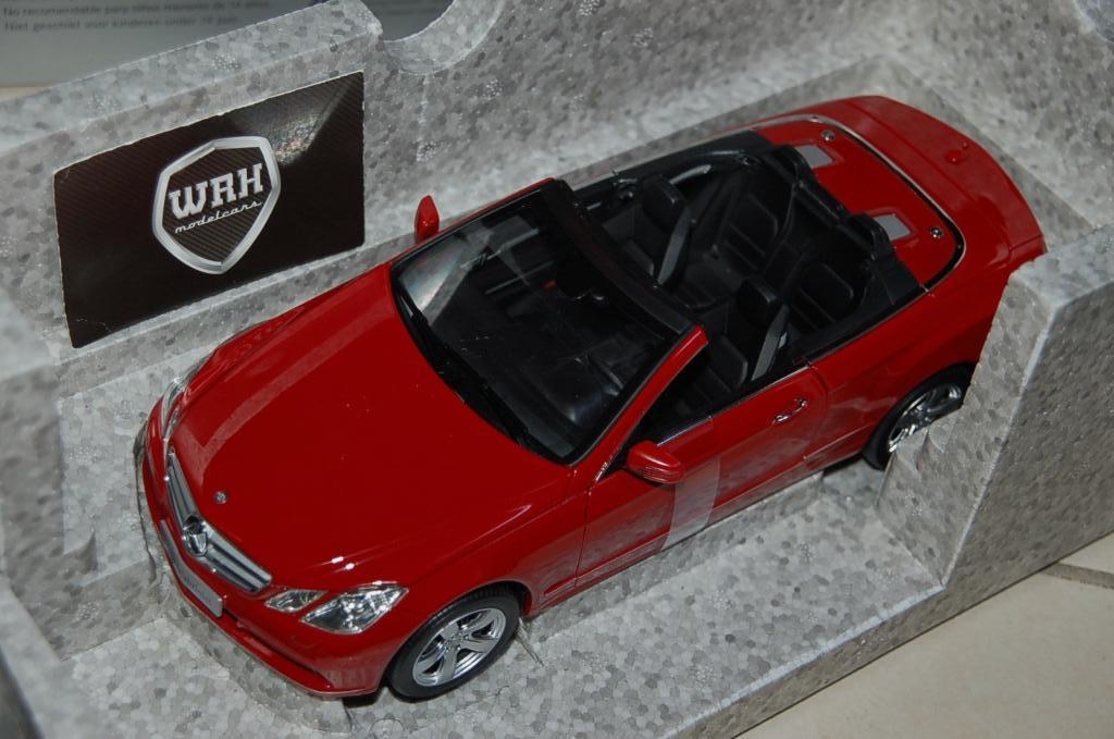 1:18 MERCEDES E KLASSE CABRIOLET rood Kyosho dealer NEW WRH, Hobby en Vrije tijd, Modelauto's | 1:18, Verzenden, Nieuw, Auto, Kyosho