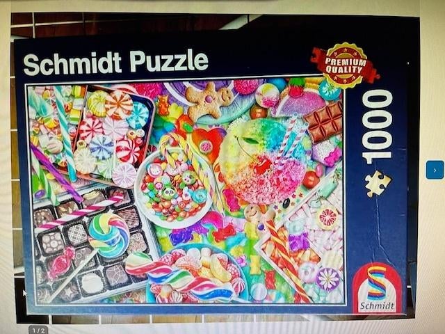 Leuke veelkleurige legpuzzel 1000 stukjes, Ophalen of Verzenden, 500 t/m 1500 stukjes, Zo goed als nieuw