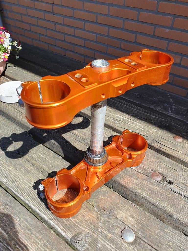 KTM  Triple clamp 125-500 EXC/SX 13-23 orange, Ophalen of Verzenden