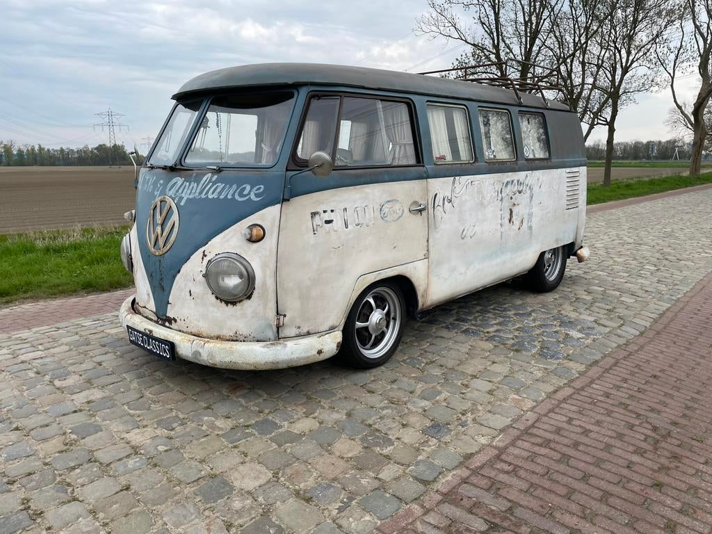 Volkswagen spijlbus 1960 11 window patina, Auto's, Oldtimers, Bedrijf, Te koop