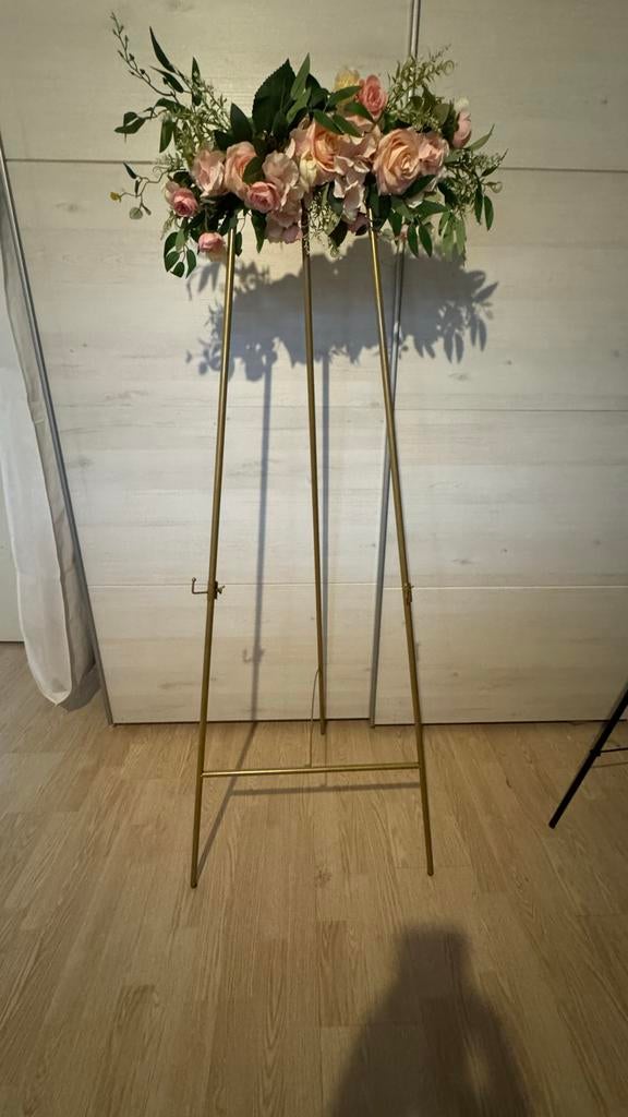 Gouden schildersezel met bloemstuk, Ophalen, Gebruikt