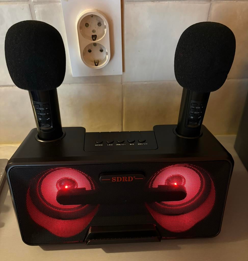 Karaoke set, Ophalen of Verzenden, Zo goed als nieuw, Complete set