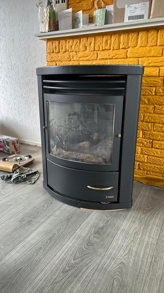 Faber gaskachel kachel, Ophalen, Zo goed als nieuw, Gas, Gaskachel
