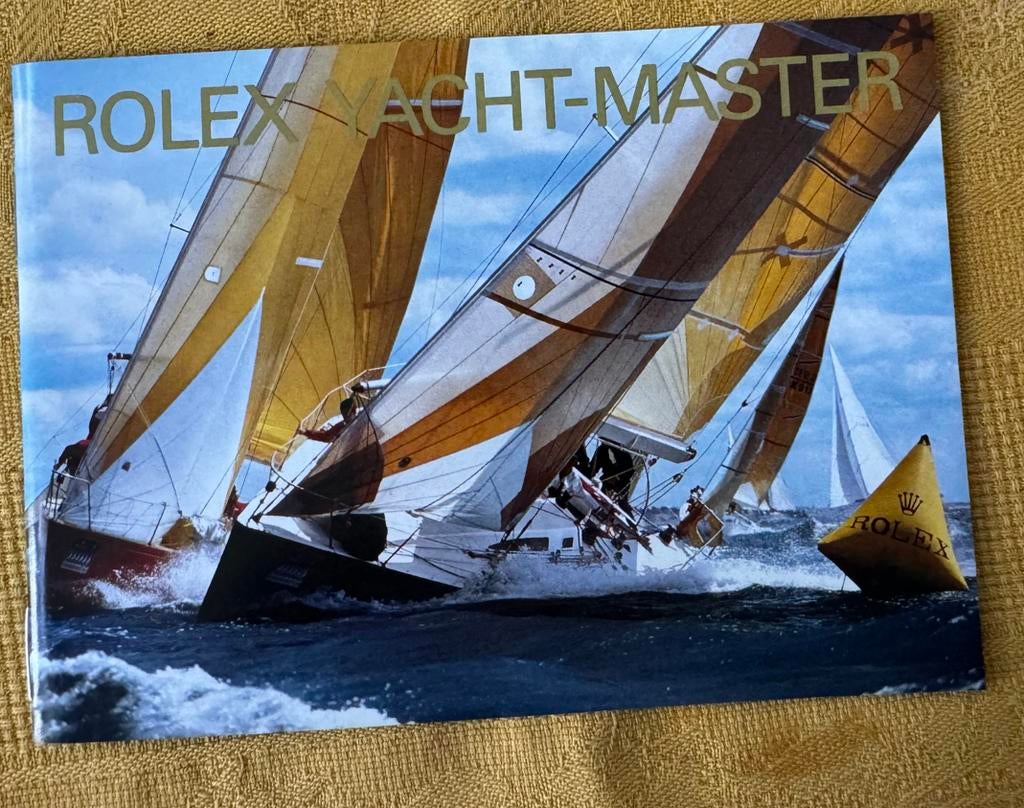 Zeldzaam Vintage Rolex Yacht-Master Boekje, Sieraden, Tassen en Uiterlijk, Horloges | Heren, Ophalen of Verzenden, Gebruikt, Overige materialen