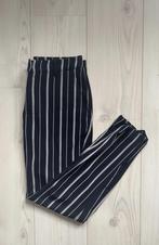 Gestreepte broek, Blauw, Ophalen of Verzenden, Zo goed als nieuw, Maat 36 (S)