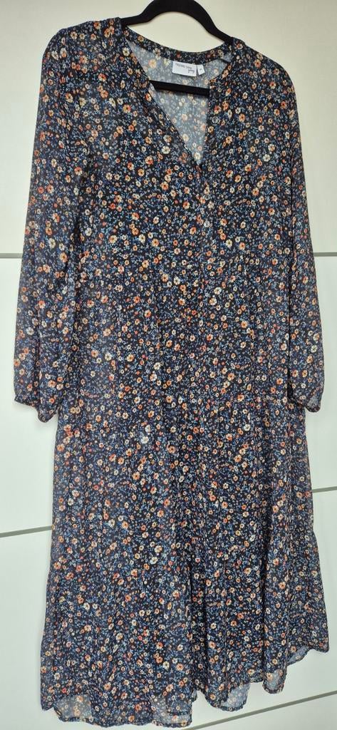 Gebloemde jurk trend one, maat 38, Ophalen of Verzenden, Zo goed als nieuw, Maat 38/40 (M), Boven de knie