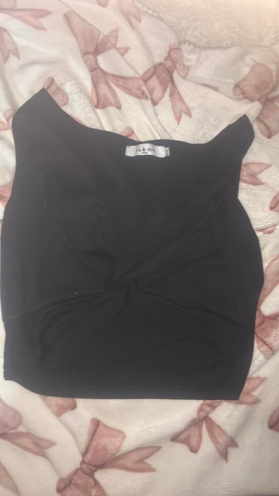 Topje 15,00, Kleding | Dames, Tops, Zwart, Zo goed als nieuw, Zonder mouw, Ophalen