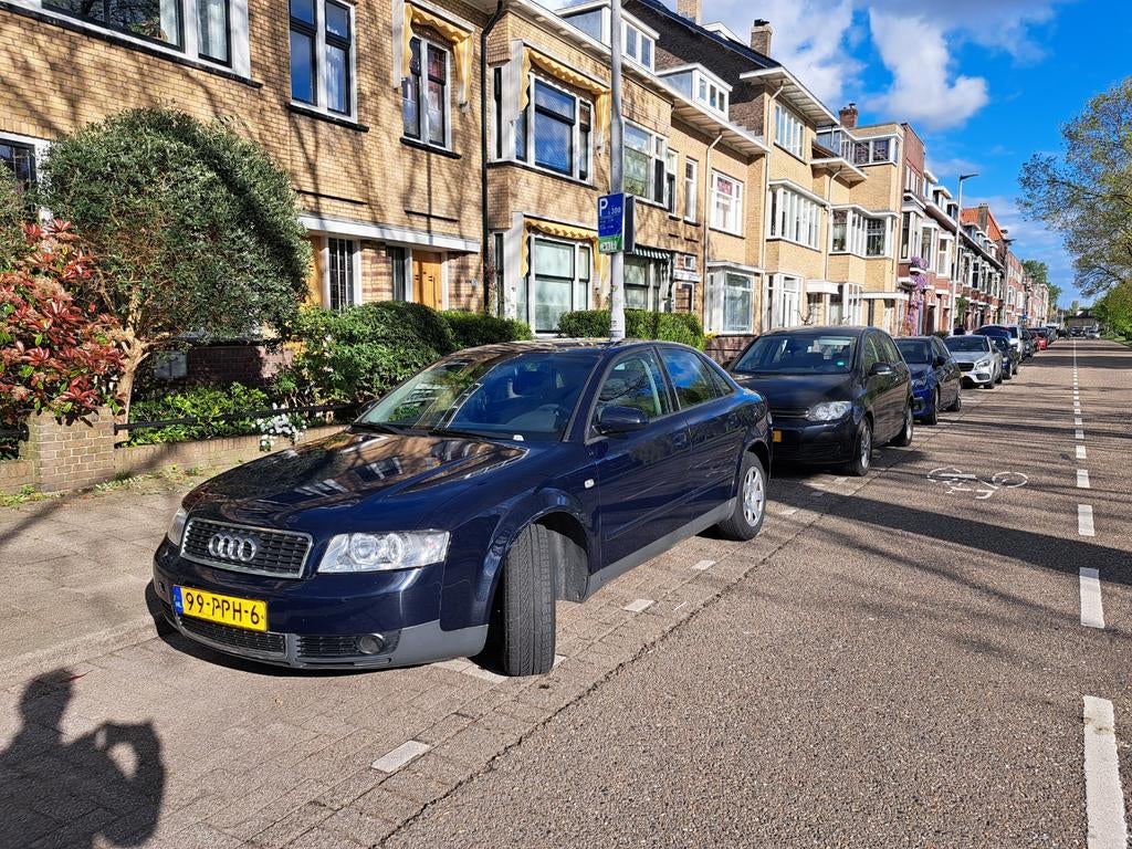 Audi 2005 Blauw, Auto's, Audi, Voorwielaandrijving, 1160 kg, Stof, Zwart