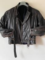 Leren jack maat L, Ophalen, Gedragen, Maat 52/54 (L), Bruin