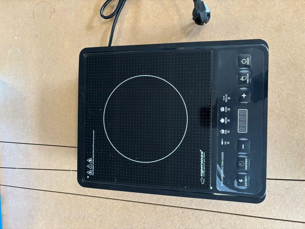 Retourdeal -  Inductie Kookplaat – Vrijstaand, 3 kookzones of minder, Ophalen of Verzenden, Zo goed als nieuw, Inductie