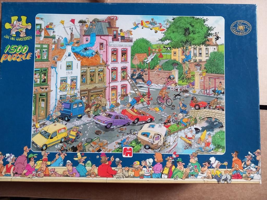 Jan van Haasteren 1500 stukjes puzzel - niet compleet, Ophalen of Verzenden, Meer dan 1500 stukjes, Gebruikt, Legpuzzel