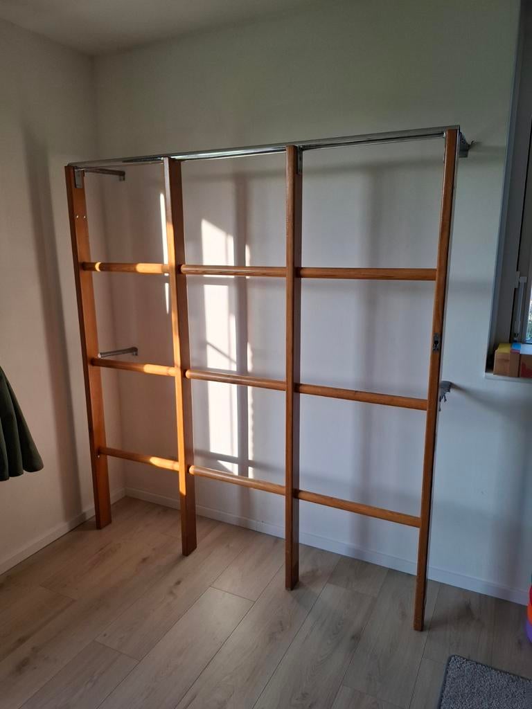 Wandrek speelrek gymrek 181cm breed. 195cm hoog, Ophalen