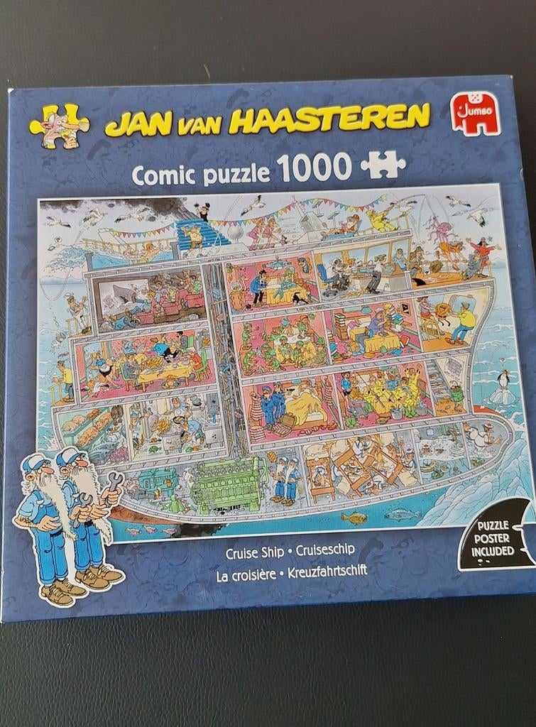 Jan van Haasteren, Cruiseschip, Ophalen, 500 t/m 1500 stukjes, Zo goed als nieuw