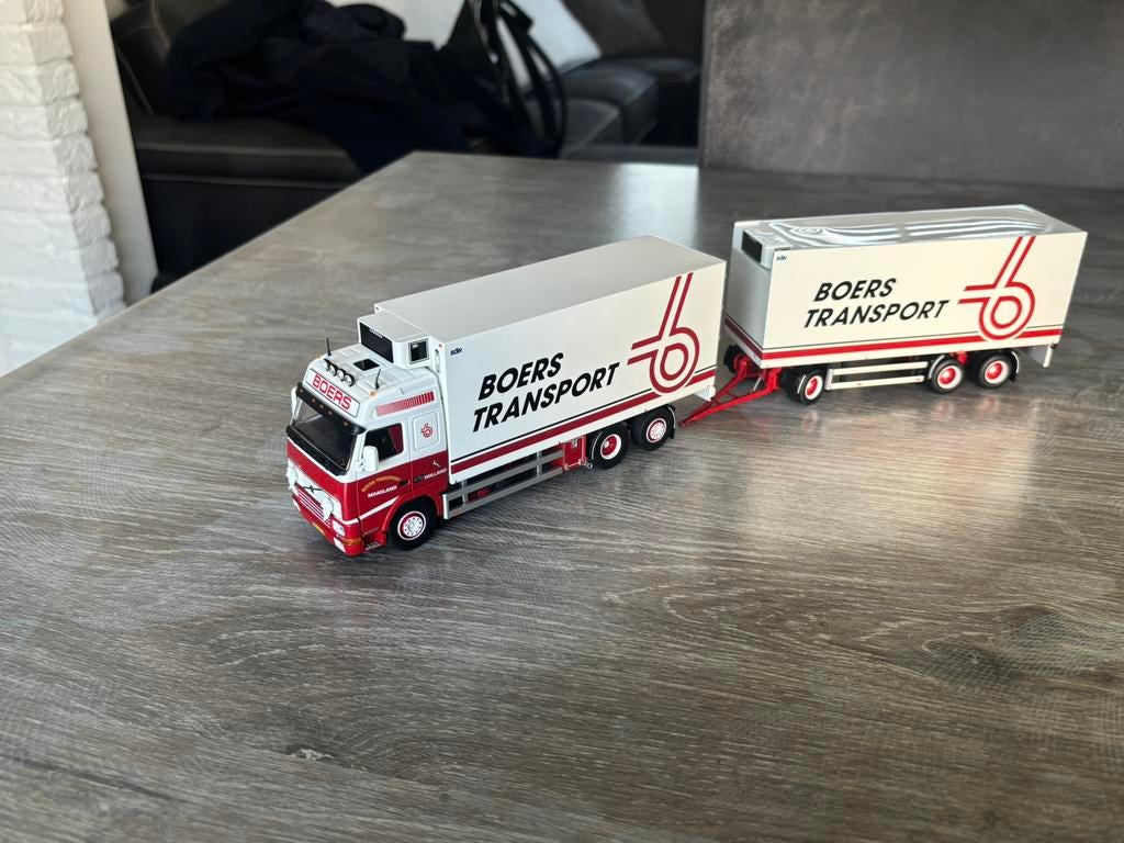 Tekno Boers, Hobby en Vrije tijd, Modelauto's | 1:50, Ophalen of Verzenden, Zo goed als nieuw, Bus of Vrachtwagen, Tekno