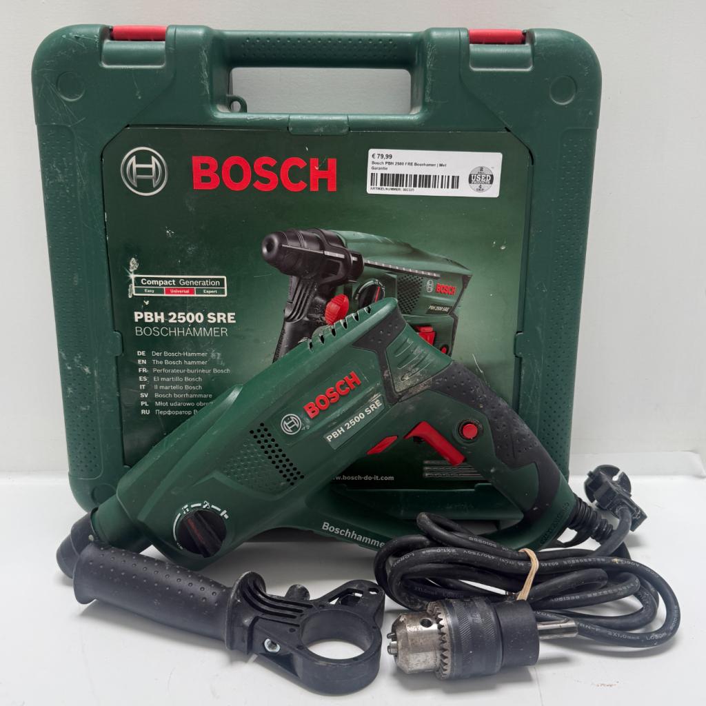 Bosch PBH 2500 FRE Boorhamer | Met Garantie, Bosch, Zo goed als nieuw, Support@bosch.com, Robert Bosch GmbH
Robert-Bosch-Platz 1
70839 Gerlingen-Schillerhöhe
Germany