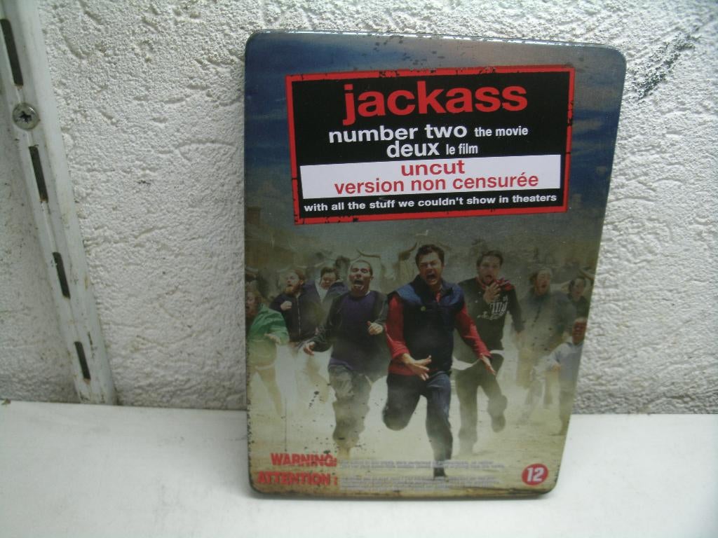 dvd 209b jackass nummer two blik verpakking, Alle leeftijden, Ophalen of Verzenden, Zo goed als nieuw