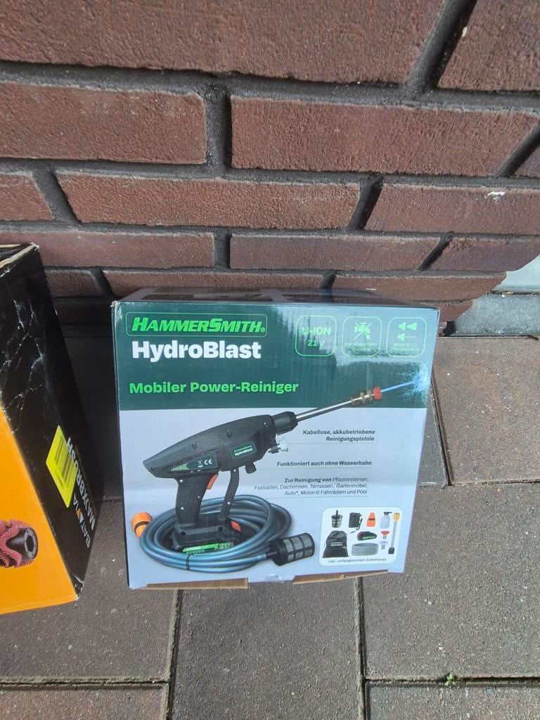 Hammersmith HydroBlast Mobiele Power-Reiniger, Ophalen of Verzenden, Accu