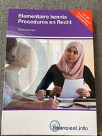 Elementaire kennis Procedures en Recht - Theorieboek, Ophalen of Verzenden, Gamma, Zo goed als nieuw, MBO