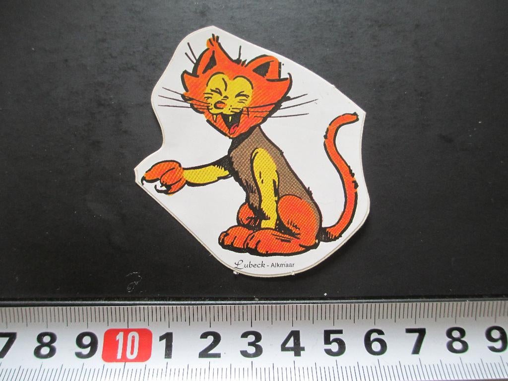 sticker strip kat - lubeck alkmaar, Ophalen, Zo goed als nieuw